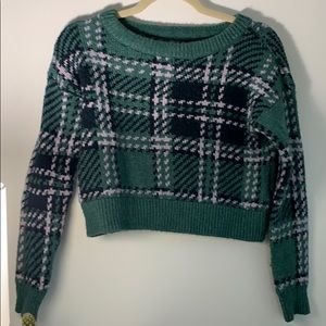 Abercrombie Plaid Sweater